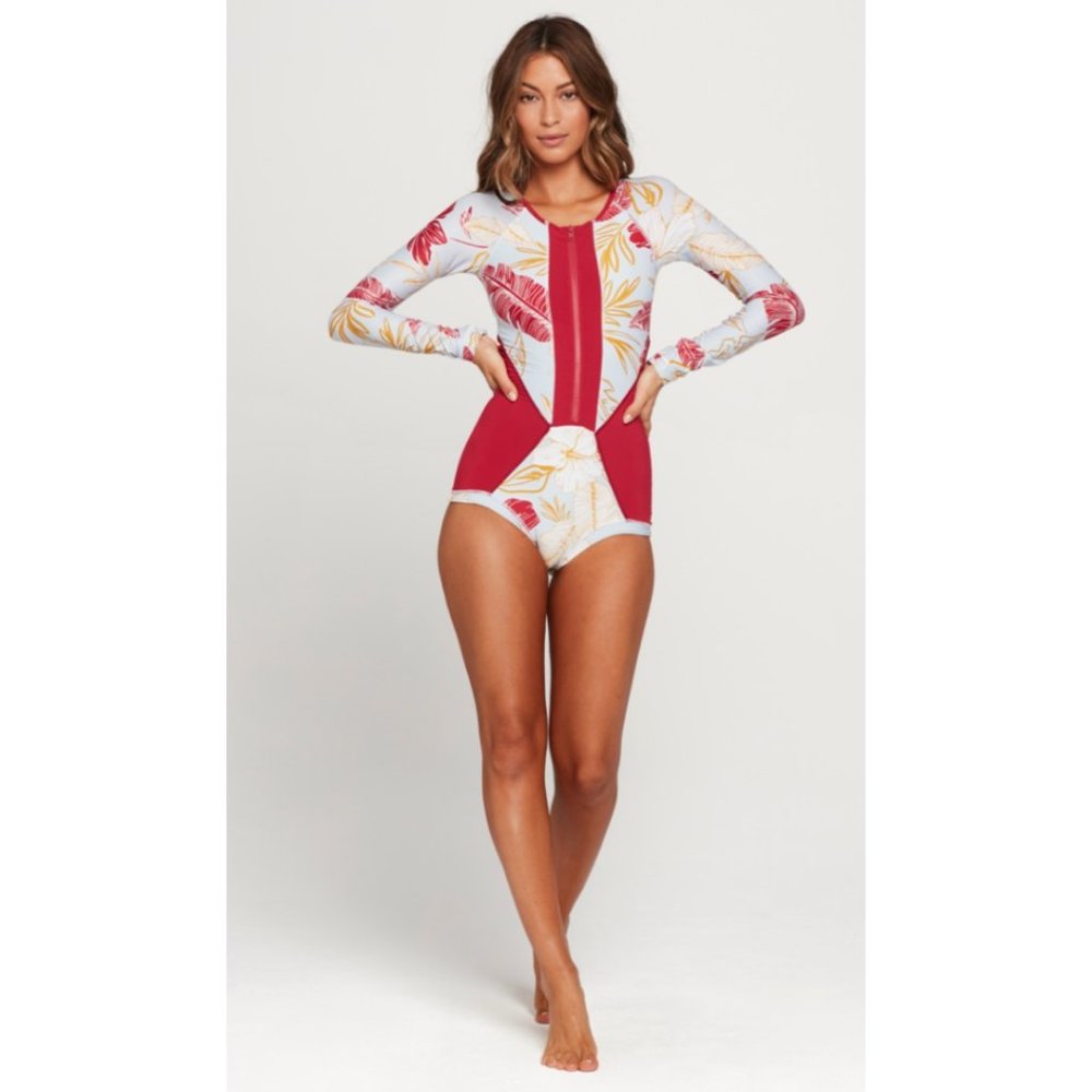 L* Space Aloha Paradise Mod One Piece Swimsuit - Picture 2 of 8